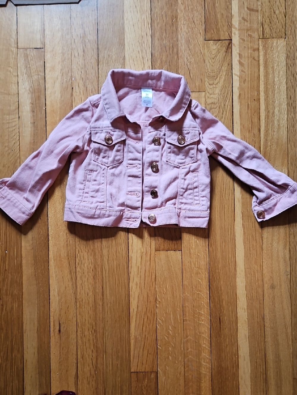 Carter's Light Pink Denim Jacket for Kids
